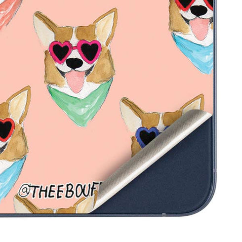 Bouffants and Broken Hearts Corgi Love Galaxy A36 5G Skin